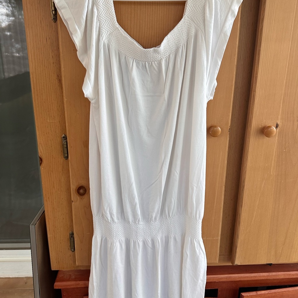White Smocked Dress